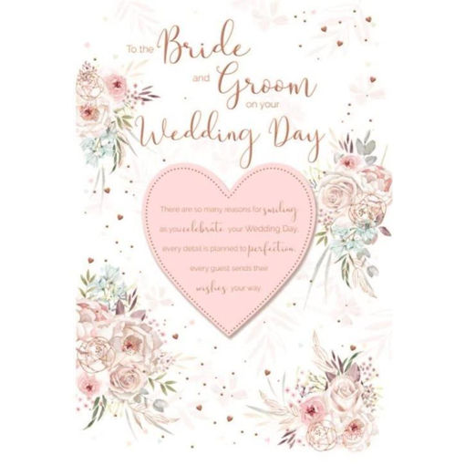 Picture of TO THE BRIDE AND GROOM ON YOUR WEDDING DAY CARD